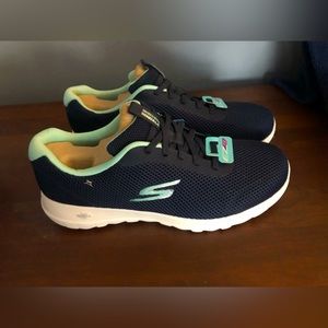 Skechers GoWalk Joy Navy athletic shoes. New in box